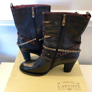 New! Spring Step L’Artiste Makos Ankle Boots